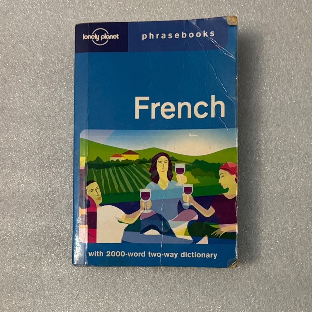 Lonely Planet French Phrasebook 2003 Travel Vacation Utility Class Books Learn